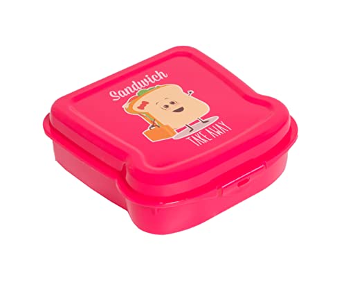 Lancheira Infantil 2 Compartimentos Rosa BRICOMIRAS - Lancheiras e sacos - infantil, 2 compartimentos, rosa