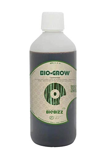 Adubo Orgânico BIOBIZZ Bio-Grow 500ml (5 L) BioBizz - Adubos - orgânico, 500ml, fertilidade, saúde das plantas