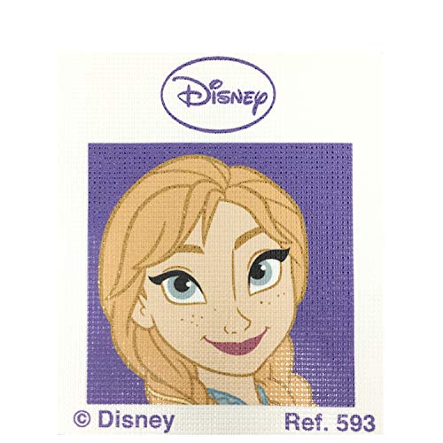 Kit de artesanato para crianças Haberdashery Online Kit (5 anos) Haberdashery Online - Materiais de arte e artesanato - crianças, frozen II, algodão estampado, fios, agulha