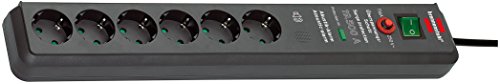 Extensão Elétrica BRENNENSTUHL 1150970 (6 Tomadas - Tipo F - 3m) Brennenstuhl - Filtros de linha e supressores de surtos - 6 tomadas, tipo f, 3m