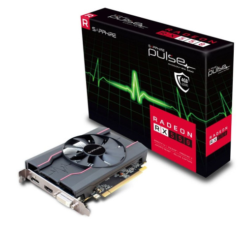 Placa de Vídeo SAPHIRE TECHNOLOGY Radeon Rx 550 Pulse SAPPHIRE - Placas e adaptadores de vídeo - placa de vídeo, sapphire technology, rx 550, pulse