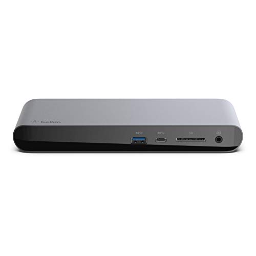 Belkin Thunderbolt 3 Dock Pro - Station d'accessement USB-C - GigE, Thunderbolt 3 - 1000 Watt - noir (Accessoire micro & telecom) Belkin - Estações de acoplamento para laptops - thunderbolt 3, usb-c, gigabit ethernet, 1000 watt