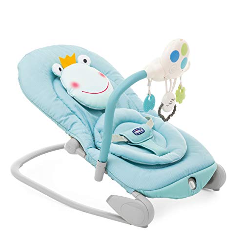 Espreguiçadeira CHICCO Balloon Froggy (0-18 kg - 0 meses) Chicco - Brinquedos para bebês e equipamentos de atividades - 0.18 kg, baloiço, luzes, sons