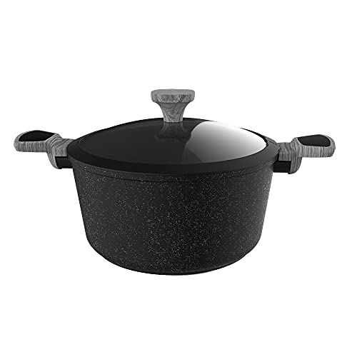 Caçarola Cecotec Polka Exclusive 28 Pot Wood&Rock Ø 28 Cm Cecotec - Panelas de molho - alumínio, 45 l, Ø 28 cm