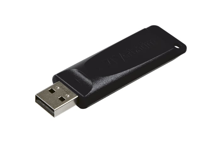 Pen USB VERBATIM 64GB Slider (USB 2.0) Verbatim - Pen drives usb - pen usb, verbatim, 64gb, slider, usb 2.0