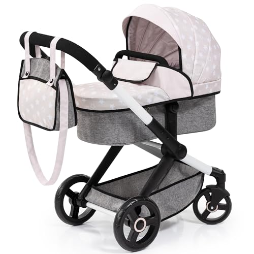 Carrinho de Bonecas BAYER Baby Annabell Combi Xeo Bayer Design - Brinquedos - rodas duplas, capota amovível, puxador, barra de retenção