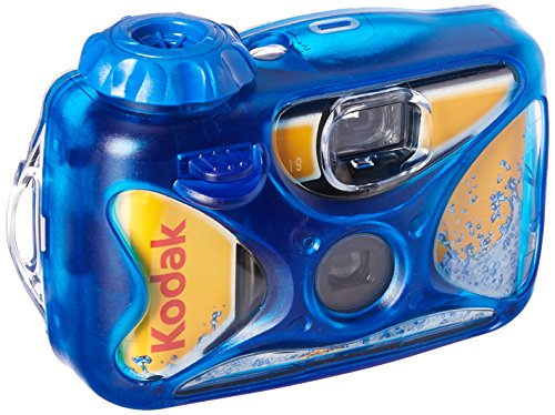 Máquina Fotográfica Instantânea KODAK Water Sport (Azul - Li-Po 700 mAh - 20 x 13 mm) Kodak - Câmeras descartáveis - instantânea, águas, resistente, flash