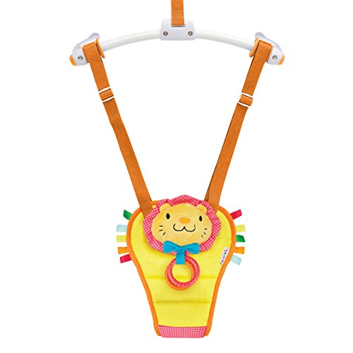Munchkin Baloiço com Leão (Idade Mínima Recomendada: 1 ano) Munchkin - Alças e trelas de segurança para bebês - 1 ano, leão, anca ajustável, almofadada