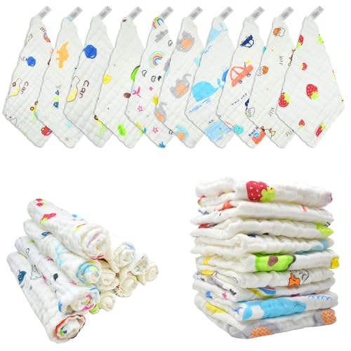 Toalha Muslin 10 Unidades (Recondicionado Como Novo) FZSECRIU - Toalhas de banho e panos de limpeza - muslin, recondicionado, 10 unidades