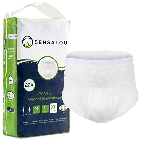 Fraldas Desidiais para Adultos 22 Unidades Xl Sensalou - Acessórios para incontinência - adulto, XL, 22 unidades