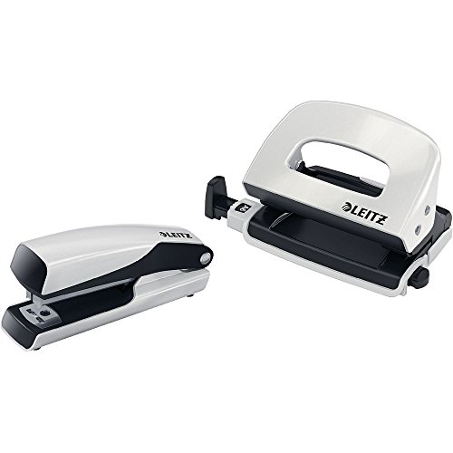 Agrafador LEITZ WOW Branco (Até 10 folhas) Leitz - Perfuradores de papel - agrafador, leitz wow, branco, 10 folhas, metal, plástico