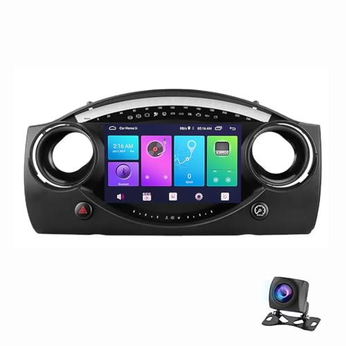 Autorrádio para Carros 9'' Android 12.0 Bmw Mini Hatch R50 2000-2006 HURUMA - Ferramentas de medição e sensores - android 12.0, bluetooth, full hd, design moderno