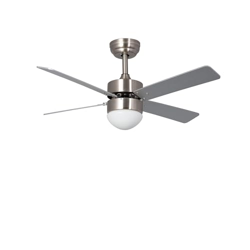 Ventoinha de Teto TECHBREY Cygnus (5 velocidades - 70 W - Diâmetro 107 cm) TECHBREY - Ventiladores de teto - 5 velocidades, 70 W, 107 cm, luz LED