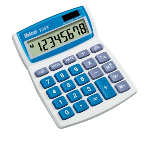 Ibico 208X calculadora de escritório Preto Ibico - Calculadoras - calculadora, lcd, preto, escritório
