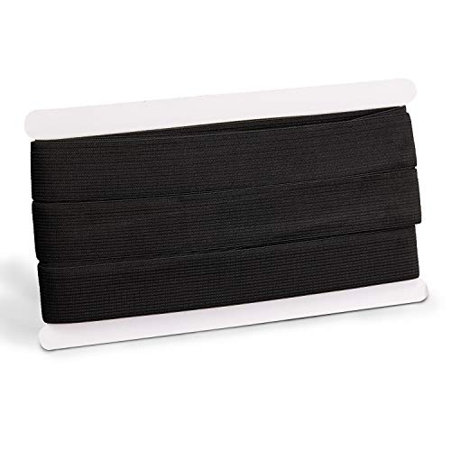 Fita Elástica de 3Cm X 10M Preto Zadawerk ZADAWERK GmbH - Enfeites e acabamentos - 3 cm, 10 m, elástica, preto