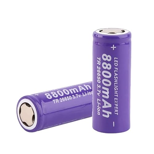 Pilha Recarregável Varta 26650 | Preto (Electricidade e Domótica) YoBuyBuy - Baterias - aa, lítio recarregável, 2600 mAh, 3.7V