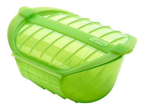 Caixa para Cozinha LÉKUÉ 1000 Ml (Verde) Lékué - Recipientes de armazenamento de alimentos - 1000 ml, silicone, vapor, prático