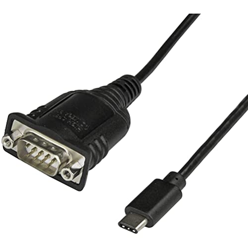 Cabo Adaptador StarTech.com ICUSB232CB2 USB-C DB-9 Preto STARTECH.COM - Cabos - usb-c, db-9, preto