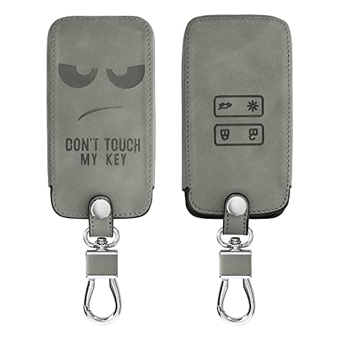 Capa KWMOBILE Capa Pele para Renault Smart Key Kw-Commerce - Porta-chaves - renault, smart key, resistente a riscos, preto