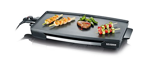 Grelhador de Mesa Severin KG 2397 | Aço inoxidável Severin - Torradeiras e grelhadores - superfície XXL, antiaderente, controlo automático, aço inoxidável