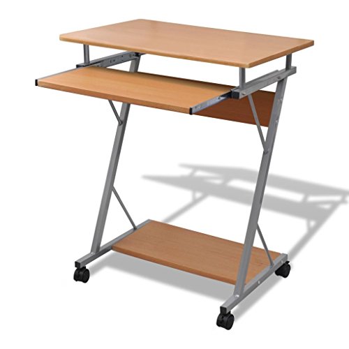 Secretaria VIDAXL Castanho (MDF - 60 x 40 x 76.5 cm) vidaXL - Mesas - MDF, 60x40x76.5 cm