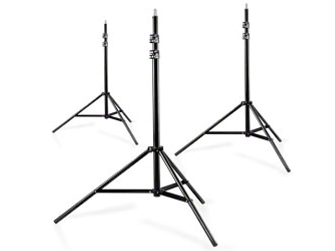 Tripé WALIMEX PRO WT-806 (Alumínio - Altura Máxima: 255 cm) Walimex - Suportes de estúdio e montagens - alumínio, altura máxima 255 cm, peso máximo 6 kg, ajustável