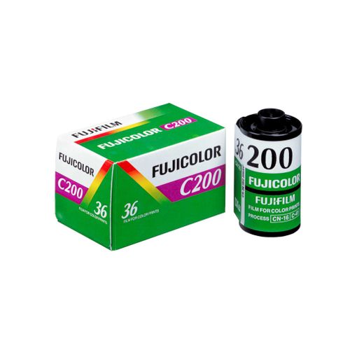 Fuji C200 36x13mm 36 Unidades (Consumível Imagem e Som) Fujifilm - Peças e acessórios para câmeras - 36 unidades, 5,7 x 1,8 x 4 cm, 10g, preto