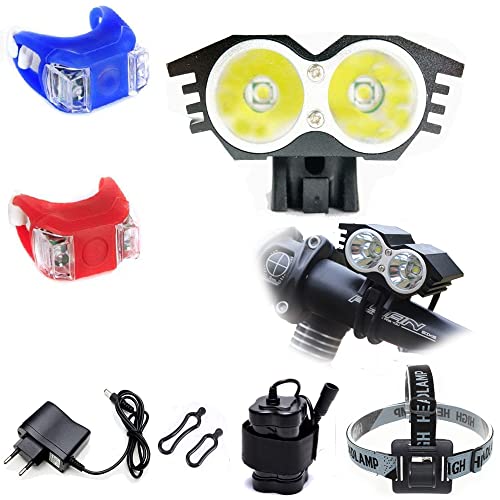 Lanterna Frontal e Traseira para Ciclismo BICIPACK Ya-Fire - Peças de automóveis - lanterna, ciclismo, bicicleta