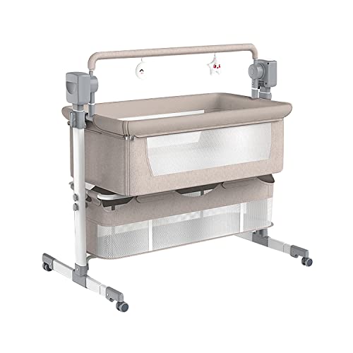 Berço de Viagem STEANNY Cinzento (55x85x80 cm) Xingtai beijiajia children's Toys Co., Ltd - Móveis para bebês e crianças pequenas - berço de viagem, cinzento, 55x85x80 cm, altura ajustável, ventilação, almofada removível