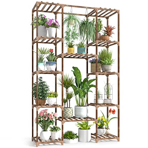 Suporte para Plantas de Exterior Cfmour | 157.9 cm - Madeira cfmour - Suportes para plantas - madeira, metal, preto, 157.9 cm