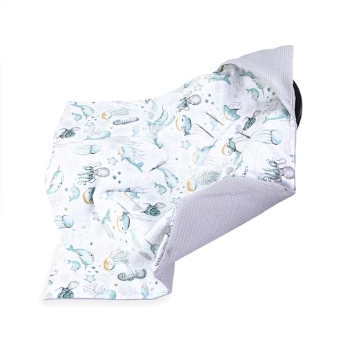Manta TOTSY Baby (Algodão - Cinzento - 90x90 cm) Totsy Baby - Móveis para bebês e crianças pequenas - algodão, cinzento, 90x90 cm