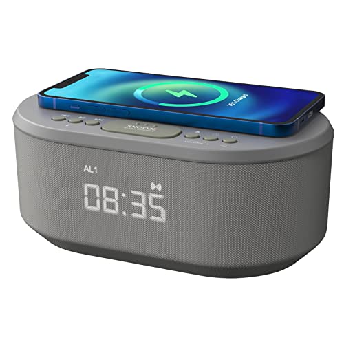 Rádio Despertador DIGITUS 1.5W com Carregamento sem Fios Philex Electronic Ltd - Áudio - bluetooth, carregamento usb, alarme, sleep timer