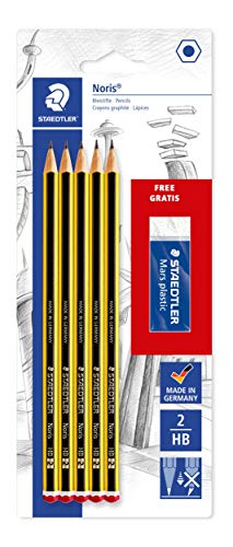 Lápis Graphite STAEDTLER HB Noris (Branco) Staedtler - Lápis - hb, ponta suave, cores seguras