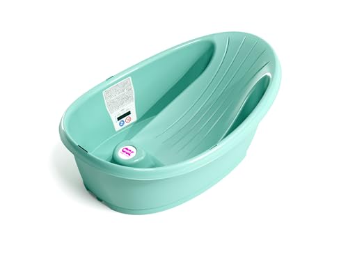 Banheira Onda Baby 100% Silicone Azul Claro Ok Baby - Banheiras para bebês e assentos de banho - silicone, azul claro