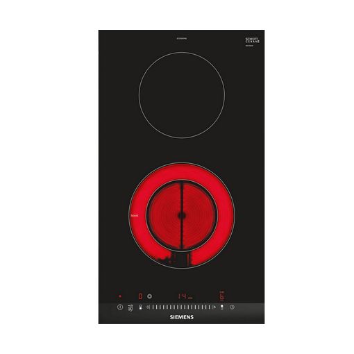 Placa de Vitrocerâmica Siemens ET375FFP1E | Elétrica | 59 cm | A | Preto Siemens - Cooktops - vitrocerâmica, 5,9 cm, touchslider, preto