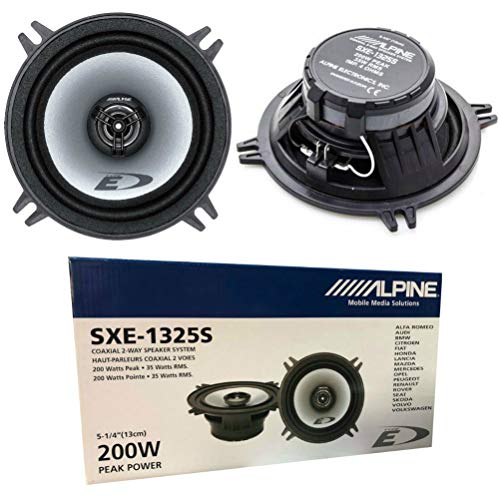 Colunas Auto ALPINE Sxe-1325S (2 Un - 35 W) AL - Alto-falantes de veículos automotivos - 35 w, jack 3.5 mm, 13 cm