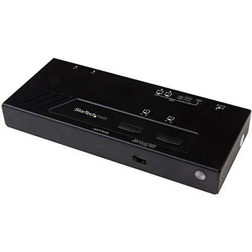 Comutador de vídeo STARTECH.COM VS222HD4K STARTECH - Acessórios de computador - analógico, ethernet, hdmi, USB 3.1, 3840x2160