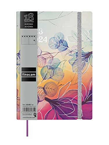 Agenda FINOCAM Mara (Semana vista - 2023/2024 - 14.8x20cm) Finocam - Calendários, organizadores e planejadores - semana vista, 2023-2024, 14.8x20cm