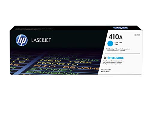 Toner HP 410A Cyan (CF411A - 2100 páginas) HP - Cartuchos de toner e jato de tinta - toner, hp 410a, cyan, cf411a, 2100 páginas
