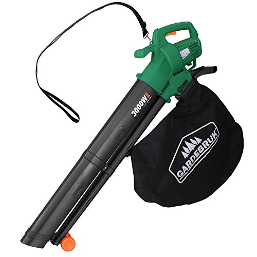 Aspirador de Folhas GARDEBRUK 3000W (Capacidade: 45 L) Gardebruk - Ferramentas elétricas multifuncionais - 45 l, 3000 W, 13,2 m³/h, bolsa de recolha