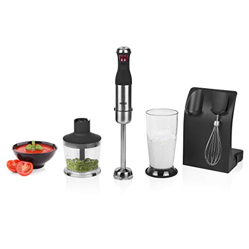 Varinha Mágica H.Koenig (800 W - 6 Lâminas) Princess - Batedeiras e liquidificadores - 800 w, 6 laminas, função turbo, pega ergonómica