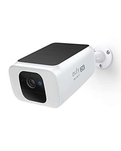 Câmara de Vigilância Eufy SoloCam S230 | Branco eufy - Câmeras de vigilância - 2k, visão noturna, 180º, bateria integrada