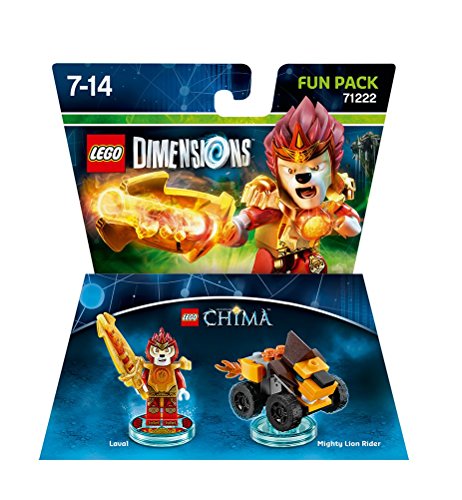 Lego Dimensions: Chima Laval (Idade Mínima Recomendada: 7 anos) Sony PlayStation 3 - Acessórios para consoles de videogame - lego dimensions, chima laval, 7 anos