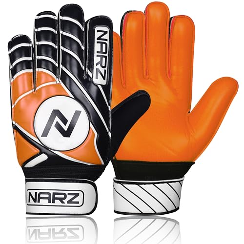 Luvas de Guarda-Redes para Crianças NARZ Super Grip NARZ - Luvas de futebol - borracha natural, revestimento suave, super grip
