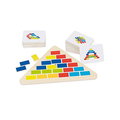 Puzzle GOKI Madeira (2 anos - 10 unidades) Goki - Quebra-cabeças de madeira e com pinos - cores, formas, números, 10 unidades, madeira