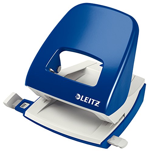 Furador LEITZ Nexxt 5008 Azul (Capacidade Máx.:30 folhas) Leitz - Perfuradores de papel - 30 folhas, 80 mm, 2 agulhas, azul