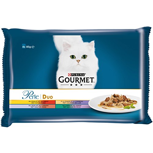 Ração para Gatos GOURMET (12 Un - 85g - Seca) Gourmet - Comida para gatos - seco, 85g, 12 unidades, a partir de 1 ano