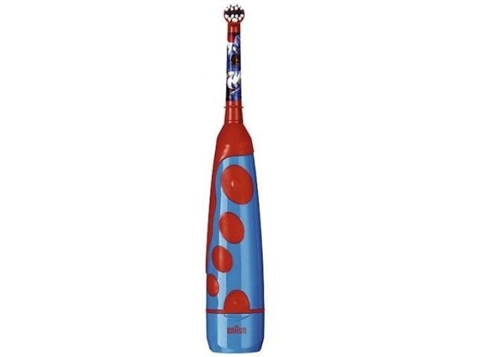 Escova de Dentes Elétrica Braun D2010 Advancepower Kids | Azul, Branco (Beleza, saúde e bem-estar) Oral-B - Escovas de dentes - elétrica, 3 anos, bateria aa, lâmpada