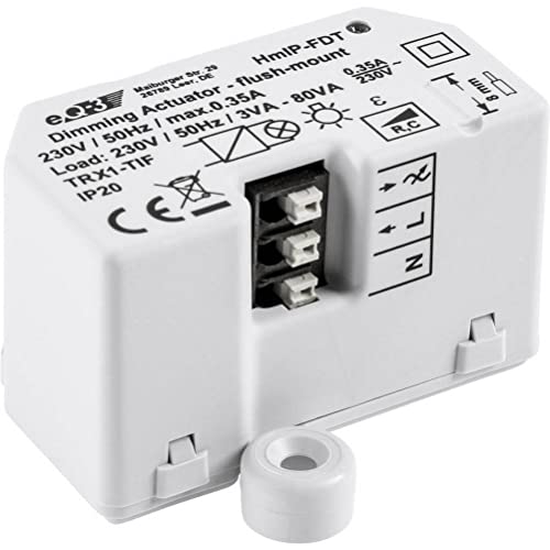Regulador de Luz HOMEMATIC IP HmIP-FDT Branco Homematic IP - Interruptores de luz - controlo por voz, branco