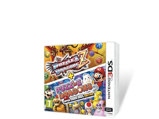 Jogo Nintendo 3Ds Puzzle & Dragons Z + Puzzle & Dragons: Super Mario Bros. Edition Nintendo - Software de jogos de vídeo - jogo, nintendo 3ds, puzzle & dragons z, super mario bros edition